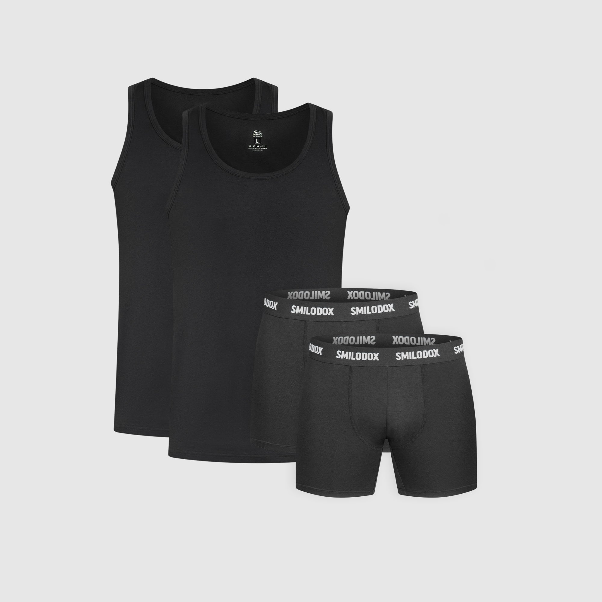 Modal Boxershorts & Unterhemd 2er Pack